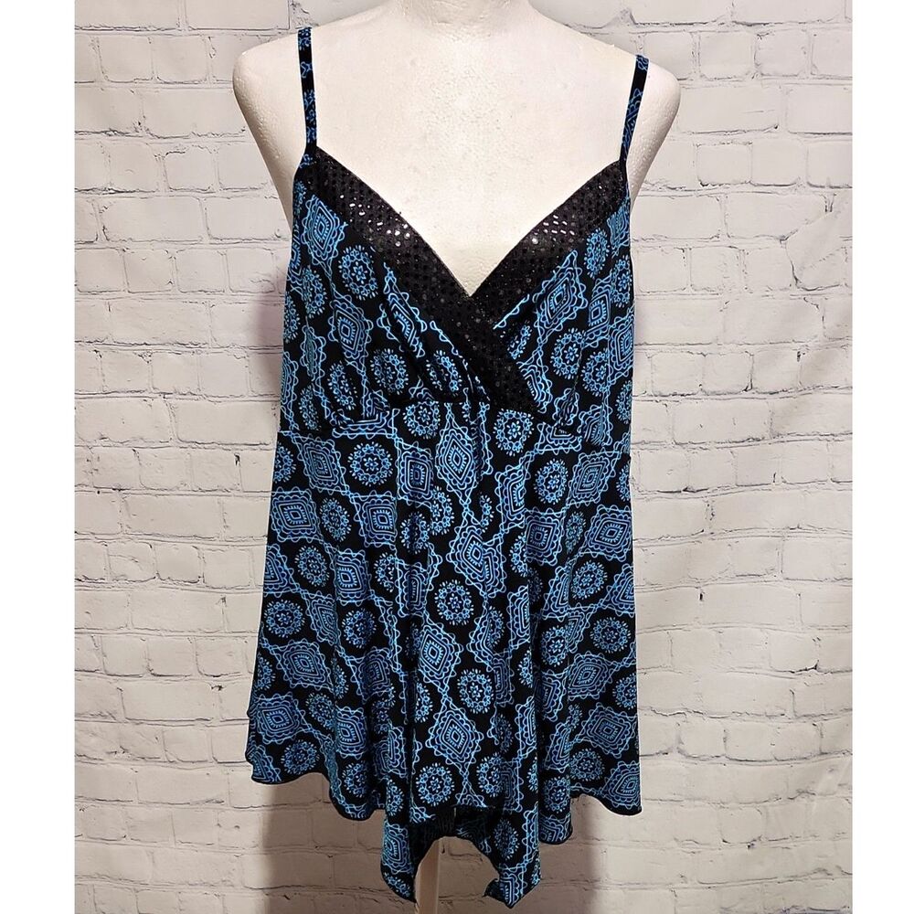 Fashion Bug handkerchief hem sleeveless top